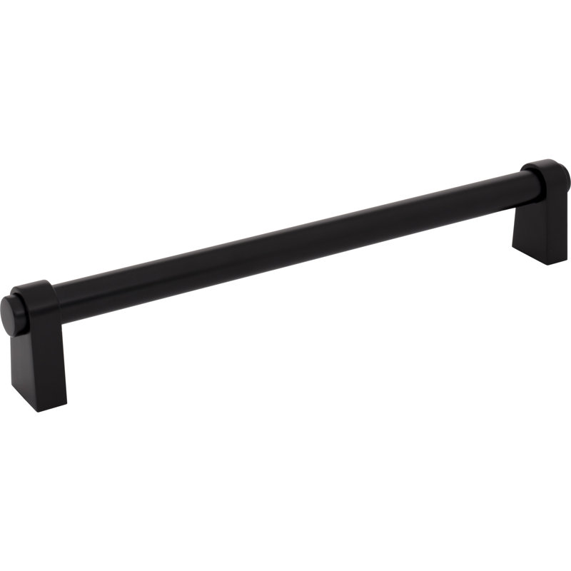 Lawrence Appliance Pull, Flat Black, 12" Center To Center