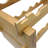 Sorbus 18 Bottle Bamboo Wine Rack, Black