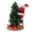 Figurine illuminée d'arbre de Noël possible 12,65 pouces Santa Ho Ho Ho
