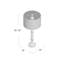 Ensemble buffet blanc de 32,5 po Biggerstaff