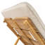 Chaise longue d'extérieur avec roulettes Riviera, structure en bois d'acacia (ensemble de 2)