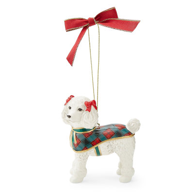French Poodle Ornament