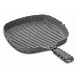 Korkmaz 11.5'' Non-Stick Ceramic Grill And Griddle Pan