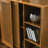 Storage Cabinet with open shelves and sliding doors-571550000