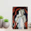 Pierrot, 1919 Abstract Contemporary Wall Art Print by Juan Gris - Wrapped Canvas Print-976241396