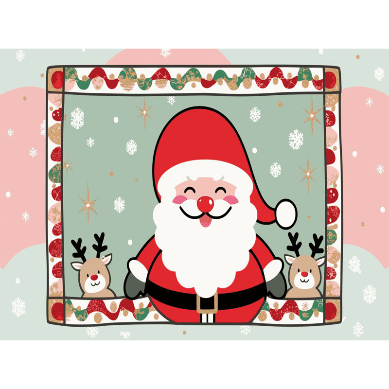 Tapis vacances de Noël The Holiday Aisle®, Rectangle 7 pi x 9 pi
