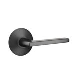 Helios Flat Passage (Hall & Closet) Door Lever with Round Rosette