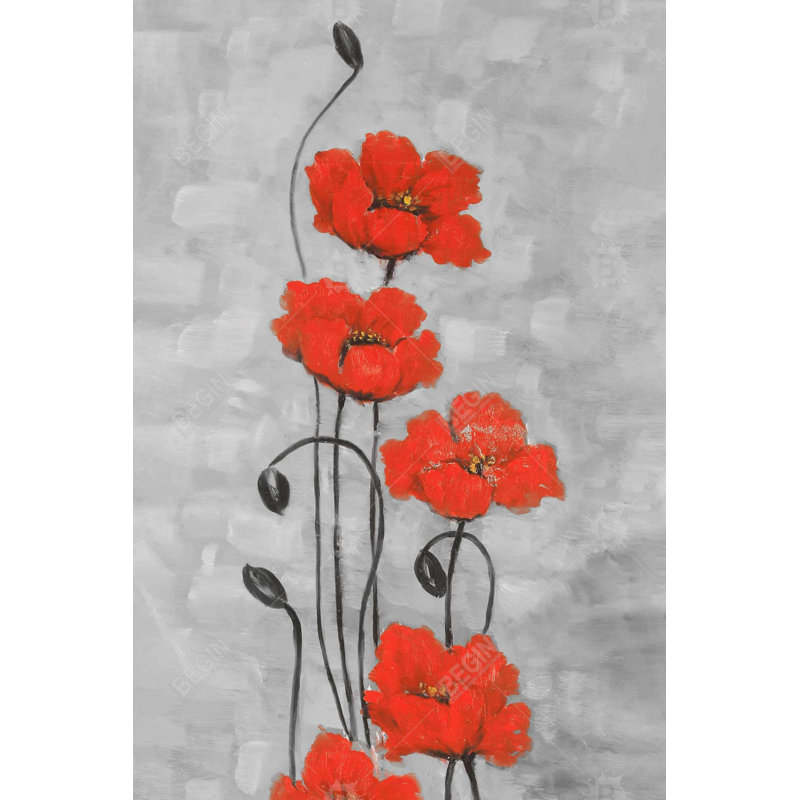 " Big Red Flowers "