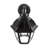 Polaris Black 1-Bulb Solar Powered Outdoor Barn Light with Dusk to Dawn