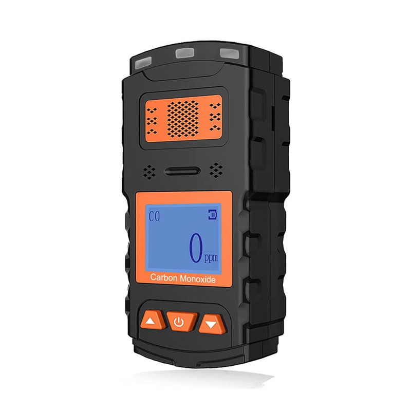 Compteur de monoxyde de carbone portatif avec alertes visuelles, sonores et vibrantes