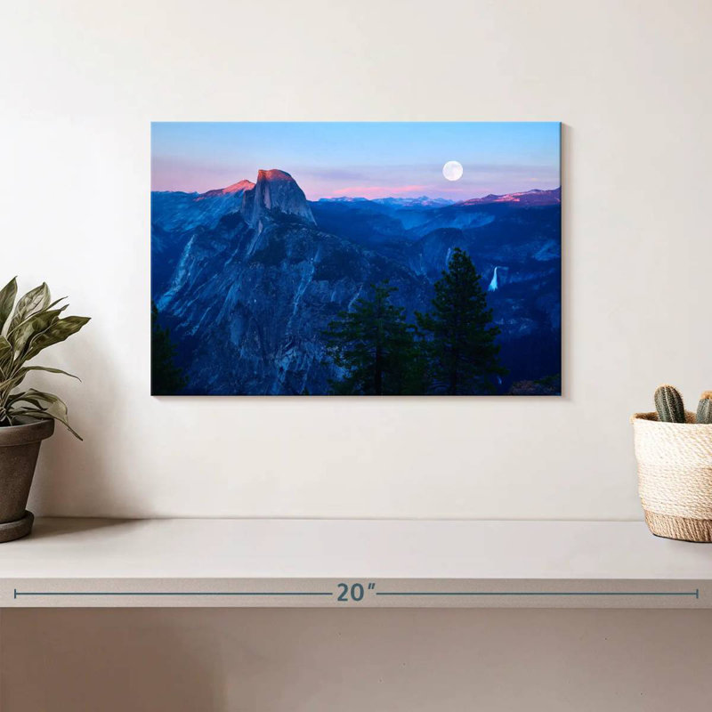 Alvord Yosemite au lever de la lune, H 8 po x l 12 po