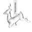 Waterford Mini Reindeer Ornament
