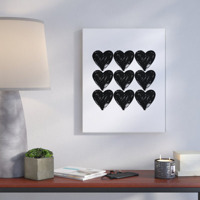 Art mural sur toile Hearts Glam par House of Lulu