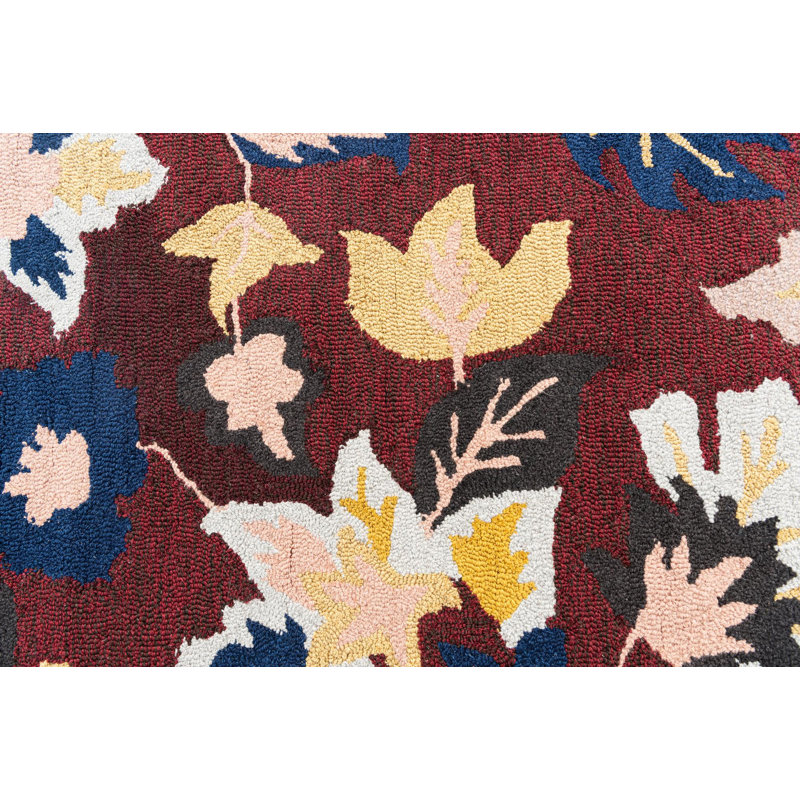 Tapis bordeaux Noell
