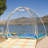 10 Ft. W x 10 Ft. D Fiberglass Pop-Up Bubble Tent