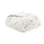 Housse de couette en chenille de coton 3 pièces très grand / très grand, blanc, 2 taies décoratives, fermeture à boutons, attaches de coin, lavable à la machine, look sophistiqué, conception, literie intérieure douce-126359319-126359322