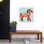 Swedish Dala Horse Traditional Horse Wall Art Print 1 Piece Wrapped Canvas Wall Art-1827988432