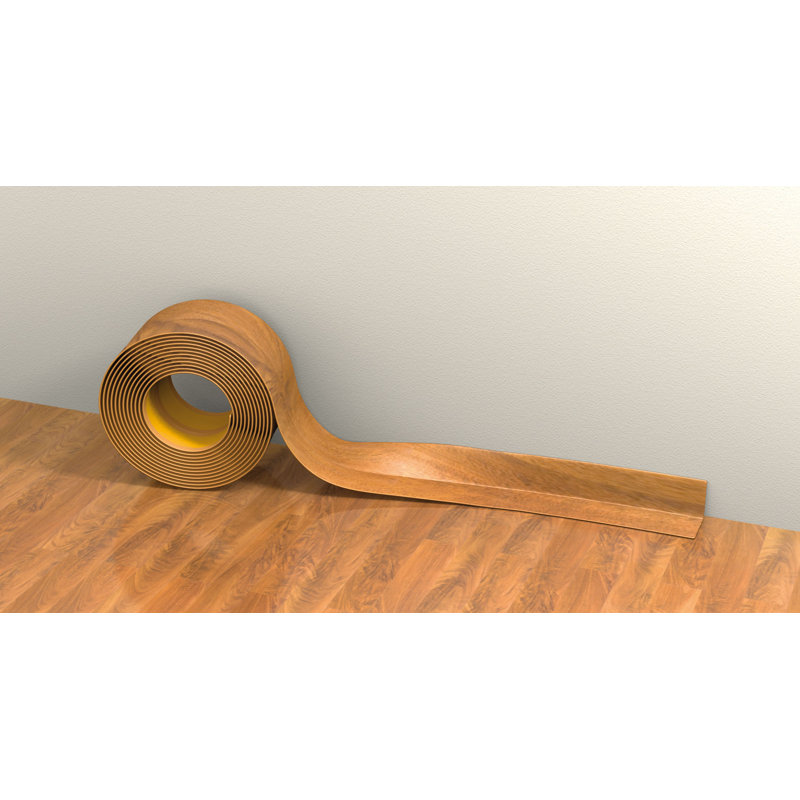 Plastic 2.09'' W x 192'' L Multi-Purpose, Natural Oak