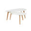 Drop Nesting End Table