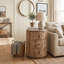 Commode d'appoint cylindrique à 3 tiroirs