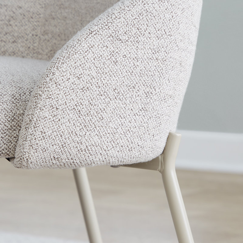 Chaise rembourrée Kinner - ensemble de 2, Beige, Beige