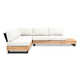 Combes Teak 5 - Person Modular Patio Conversation Sets with Sunbrella® Cushions