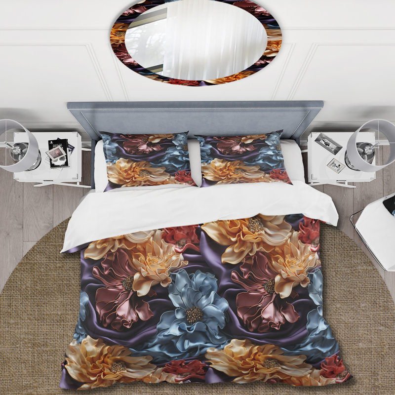 Literie Kimono Whispers, Housse de couette pour très grand lit et 2 très