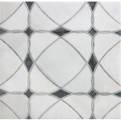 12" x 12" Marble Novelty Mosaic Wall & Floor Tile