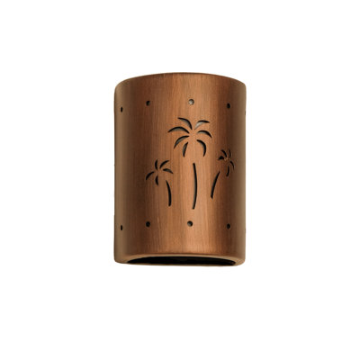 Lampe murale d'extérieur en céramique Hockinson, ampoule DEL incluse