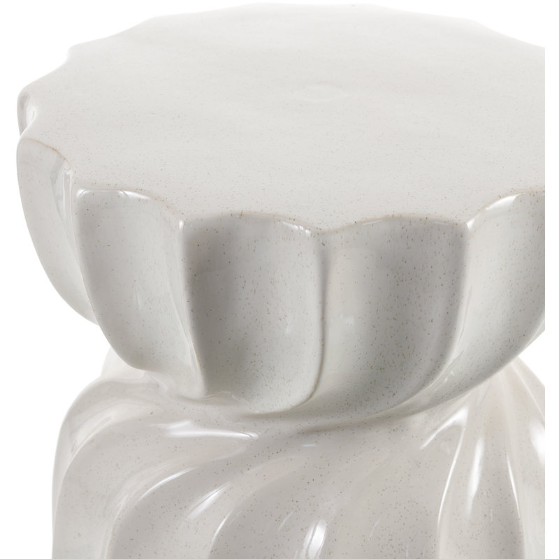 Tabouret de jardin en céramique Stonesfield, Cream