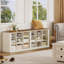 Banc de rangement de rangement pour chaussures Farmhouse