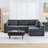 4-Seater Modular Sectional Sofa With Storage-1191699621