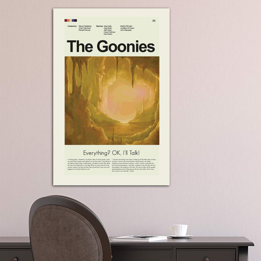 Leinwandbild The Goonies von Erin Hagerman