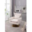 Fauteuil d'appoint pivotant à 360 degrés avec coussin-1188768826