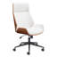 Fauteuil de bureau ergonomique pivotant à haut dossier-486090992