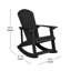 Baltazar Polyresin Wood Indoor/Outdoor Adirondack Rocking Chair-69451638
