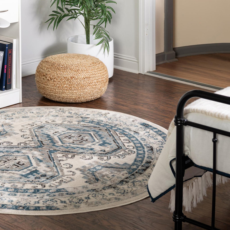 Charlotte Oriental Indoor Rug, Round 3'1"