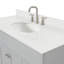 Meuble-lavabo sur pied simple 48 po avec plateau en quartz Abell-94003660