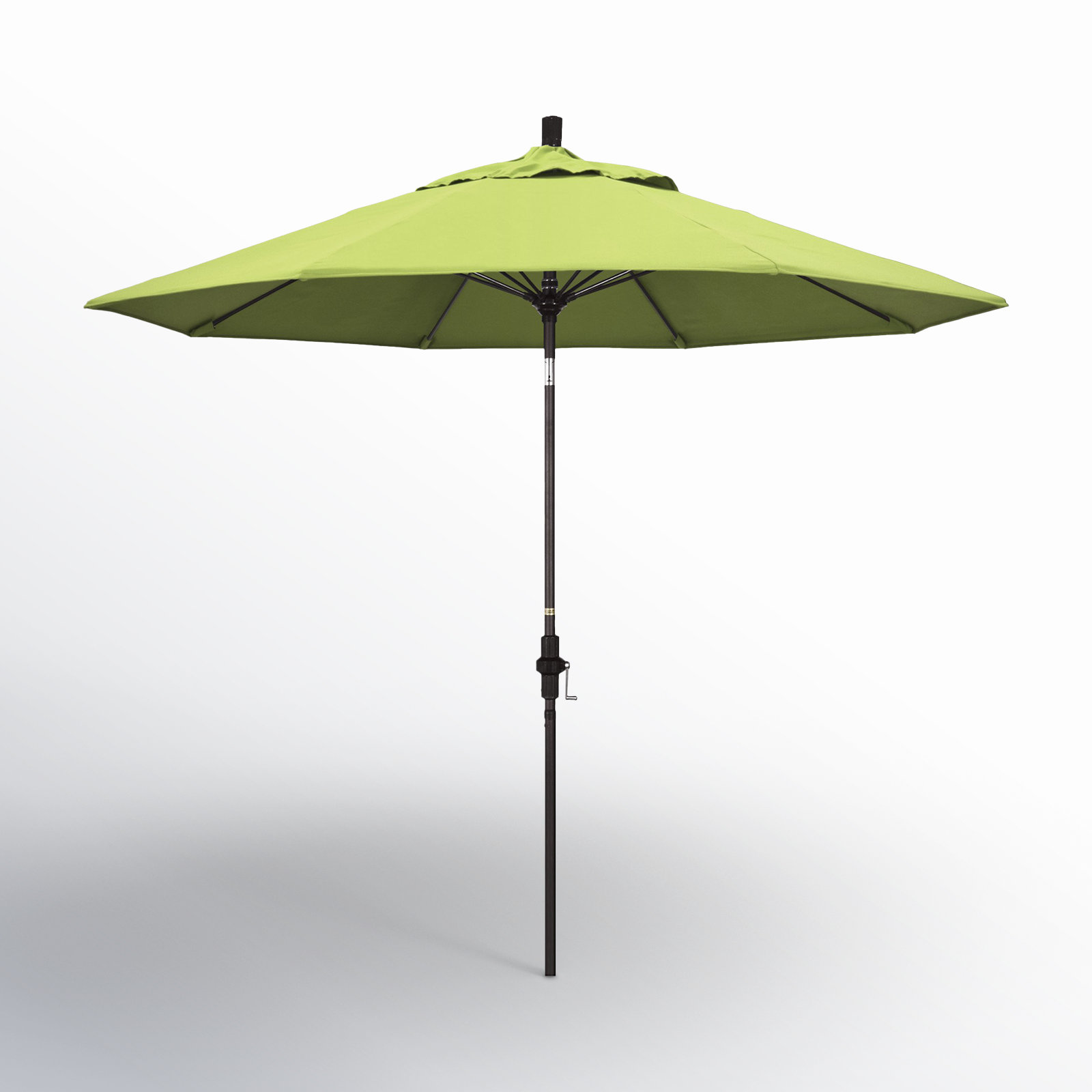 Roverta 9' Market Sunbrella® Umbrella, Canvas Parrot Sunbrella® Canvas, Brown