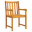 Ensemble de salle à manger de jardin 9 pièces vidaXL-838331831