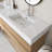 72" Wall-Mounted  Bathroom Vanity With Integrated Solid Surface Basin-803785607