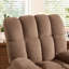 Fauteuil inclinable de massage de 37,4 po Rosalin avec deux porte-gobelets latéraux et deux télécommandes idéales pour la maison-132154341