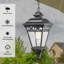 Luminaire suspendu d'extérieur 21 pouces pour porche, grand lustre d'extérieur suspendu