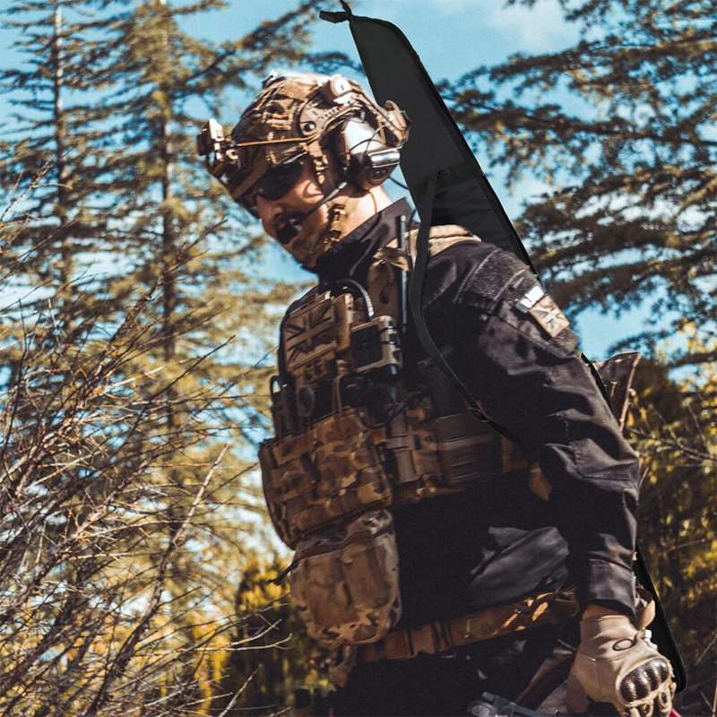 Étui pour fusil de chasse 52 po, Noir