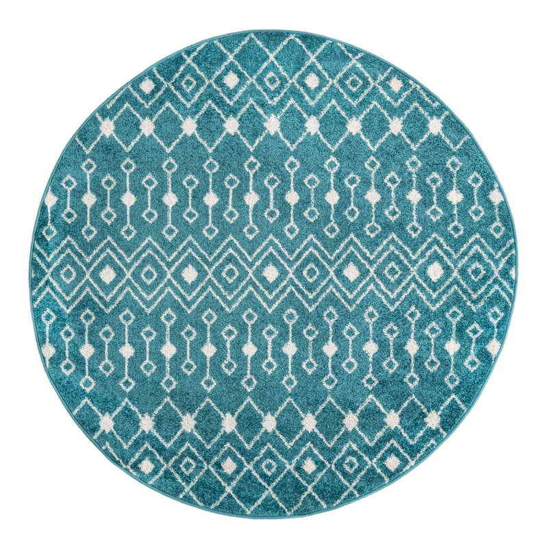 Somerville Geometric Indoor Rug, Round 5'3"