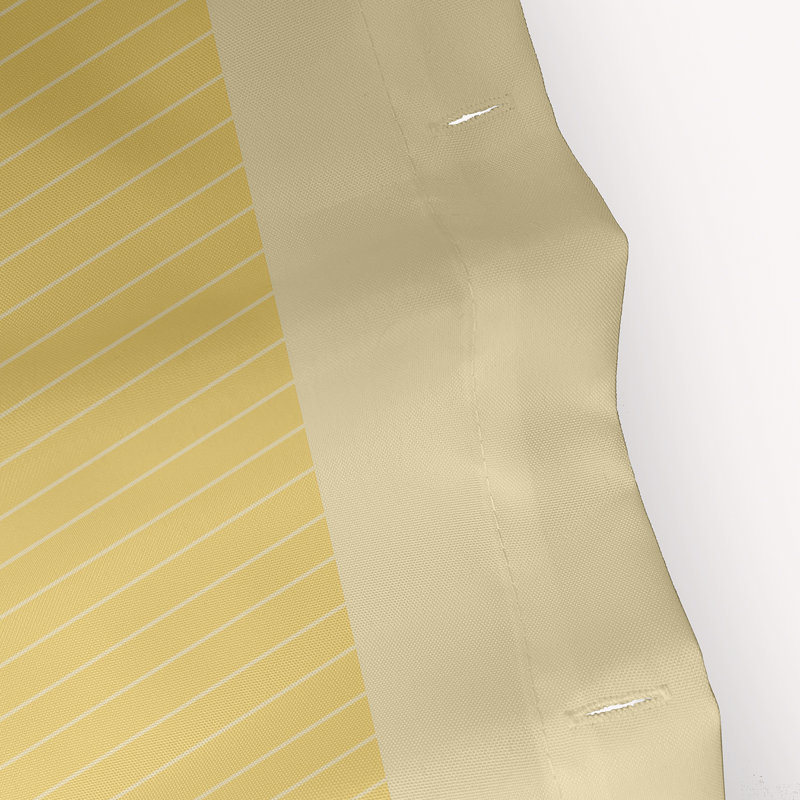 Rideau de douche Lumri, Jaune