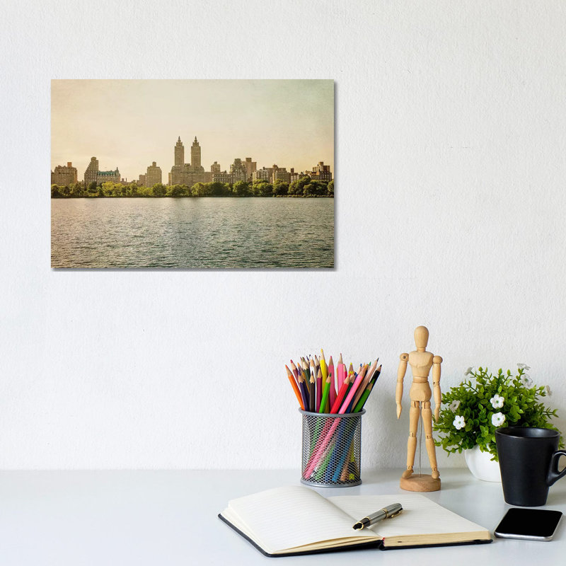 Central Park Afternoon by Ann Hudec - Wrapped Canvas Print, 20.32 cm H x 30.48 cm W