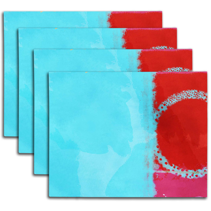 Napperon abstrait en polyester