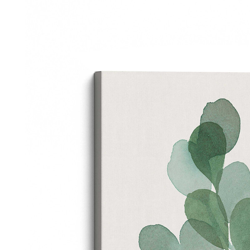 «Green Leaf Impressions I», toile tendue, H 18 po x l 12 po