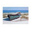 «Blue Boat on Beach» par Zhen Huan Lu - photographie sur toile tendue-1993519851